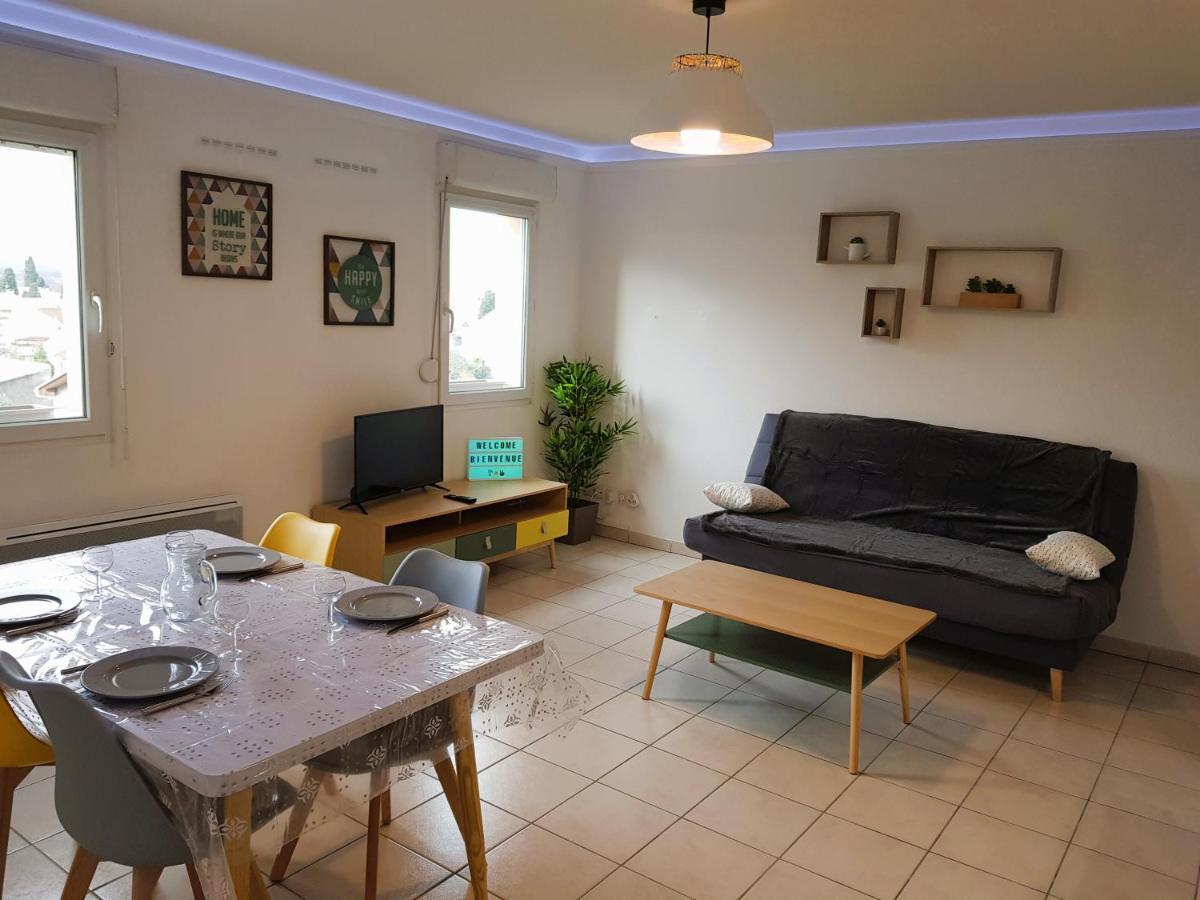 Tout Confort ! Calme, Climatisation, Vue Degagee, Ville ,Parking Gratuit, Ascenseur, Wifi Carcassonne Exteriör bild
