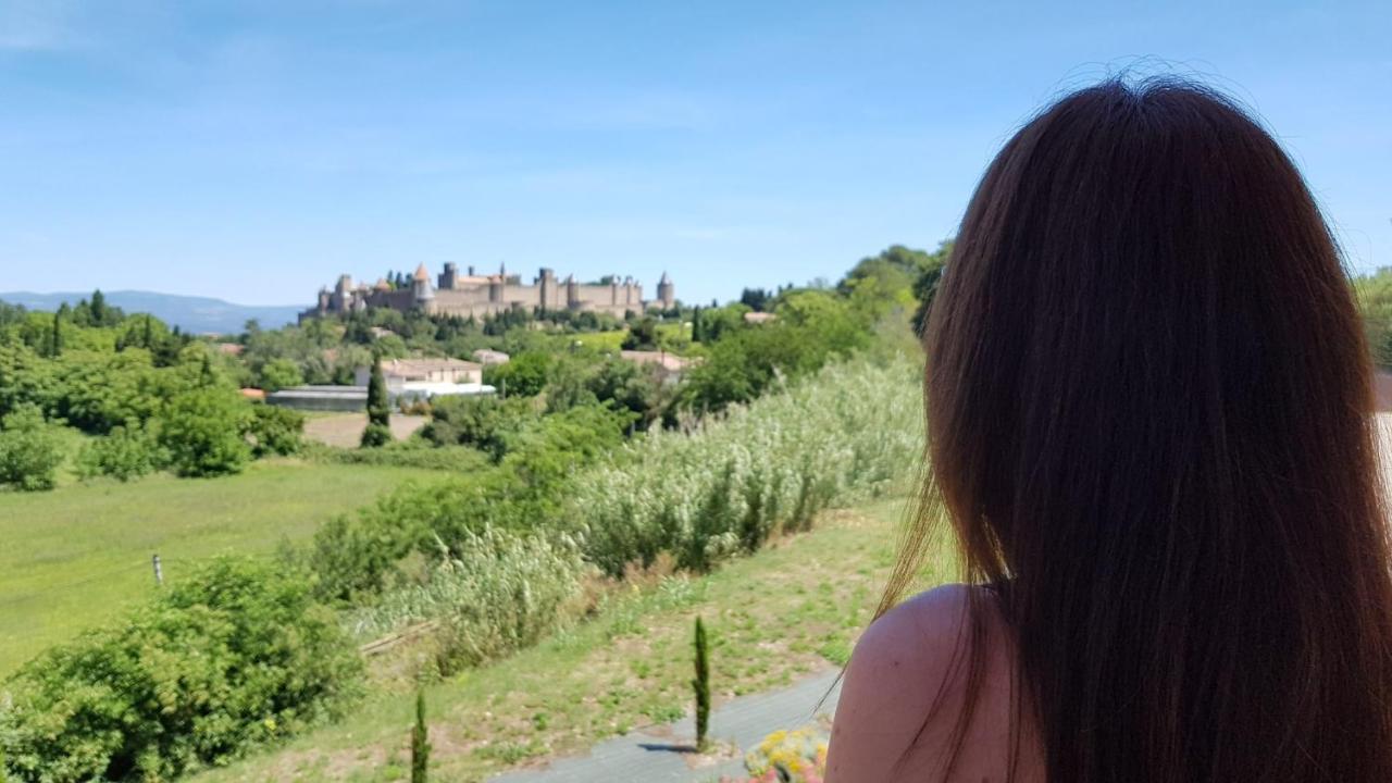 Tout Confort ! Calme, Climatisation, Vue Degagee, Ville ,Parking Gratuit, Ascenseur, Wifi Carcassonne Exteriör bild