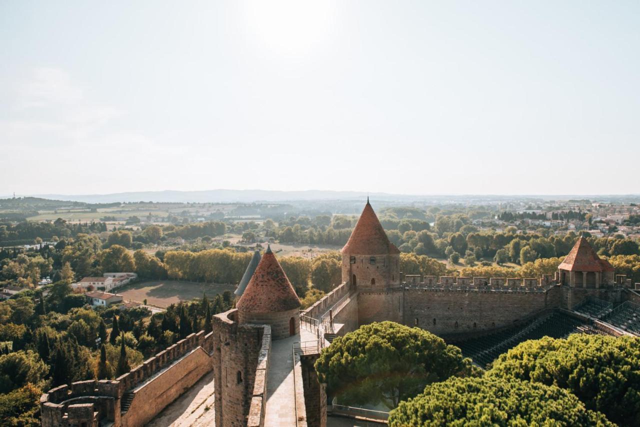 Tout Confort ! Calme, Climatisation, Vue Degagee, Ville ,Parking Gratuit, Ascenseur, Wifi Carcassonne Exteriör bild