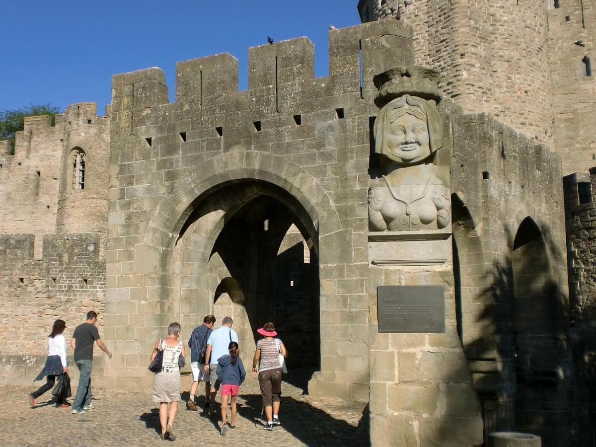 Tout Confort ! Calme, Climatisation, Vue Degagee, Ville ,Parking Gratuit, Ascenseur, Wifi Carcassonne Exteriör bild