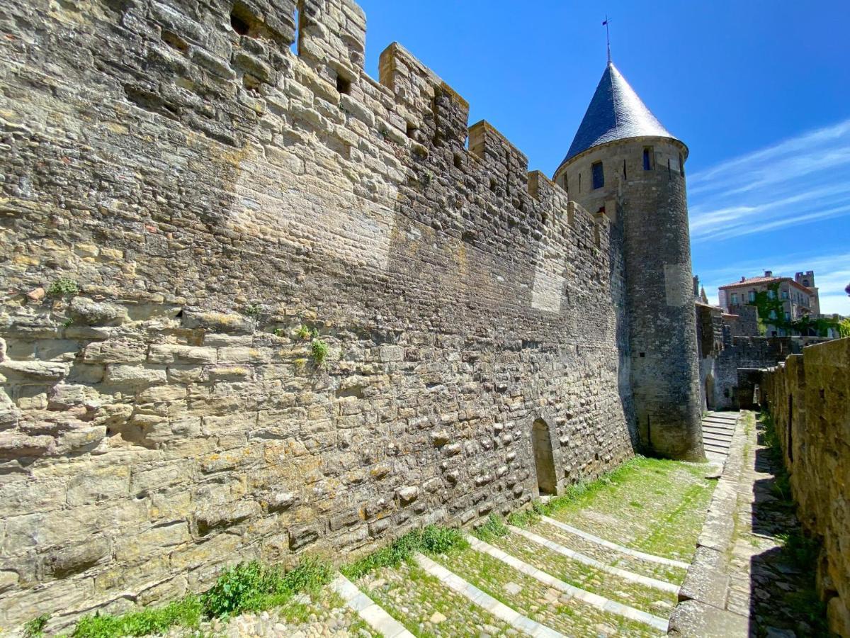 Tout Confort ! Calme, Climatisation, Vue Degagee, Ville ,Parking Gratuit, Ascenseur, Wifi Carcassonne Exteriör bild
